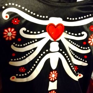 Girls skeleton dress